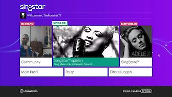 Screenshot von SingStar Celebration