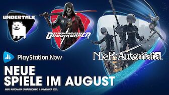 NieR: Automata, Ghostrunner & Undertale im August neu bei PlayStation Now