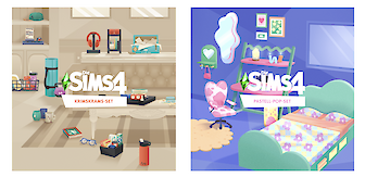 Die Sims 4 - Krimskrams- und Pastell-Pop-Set verfügbar